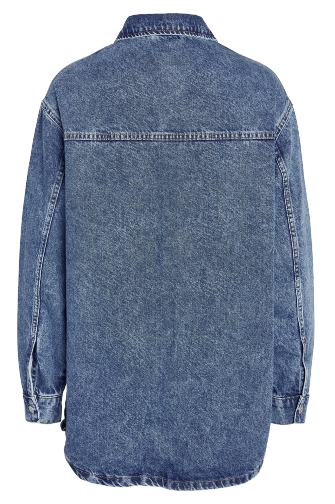 NMALVA L/S DENIM SHACKET AZ351MB 27029309 MEDIUM BLUE DENIM